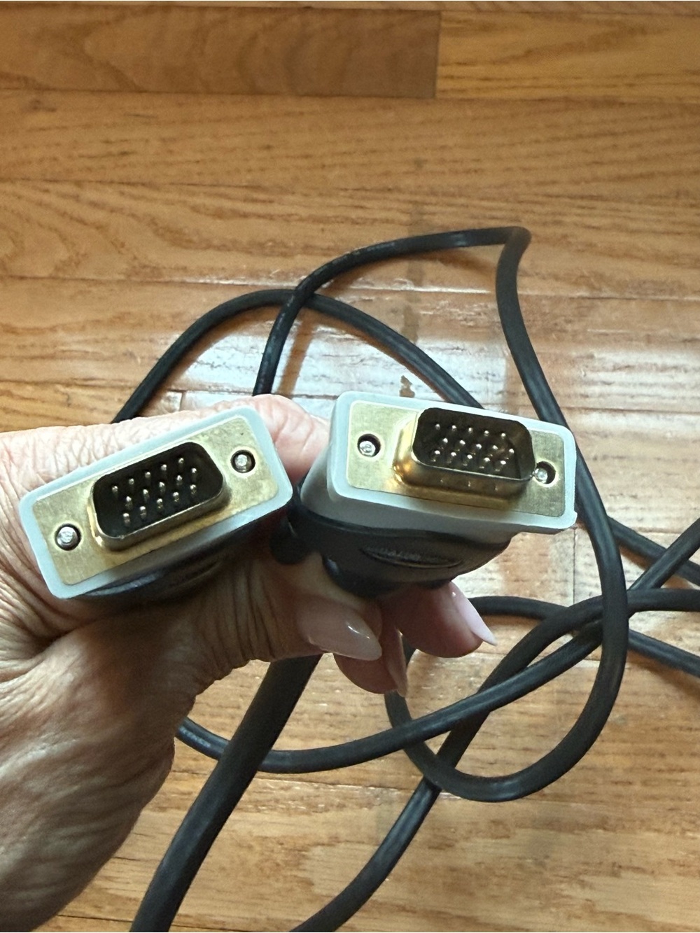 Male to make - Black Connector cable